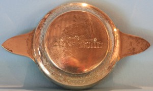 Trophy awarded to Mort Morris-Goodall on the AMOC diamond Jubilee