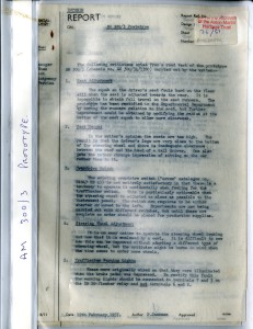 Project Folder: Collection of report papers on the Aston Martin AM300/3 (DB Mk III) project and oil consumption in the DBA engine, 1957-8.