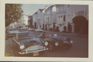Photograph of a DB4 GT and DB3/5