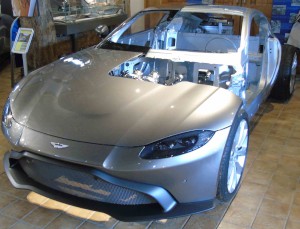 AM6 Vantage Cutaway full scale model 