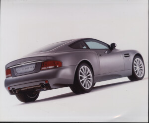 Colour press release photo of V12 Vanquish.