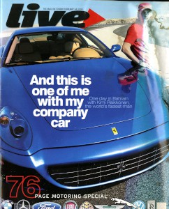 Mail on Sunday 'Live' Magazine, 2008