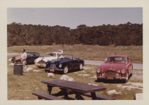 Photograph of Feltham cars, AMOC event USA 1960s