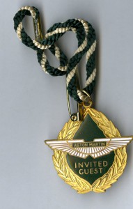 Goodwood Aston Martin Invited Guest Swing tag