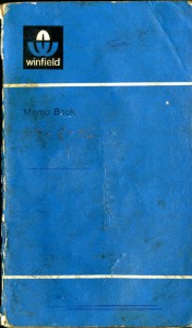 Paul Arrowsmith's Engine Build notebook