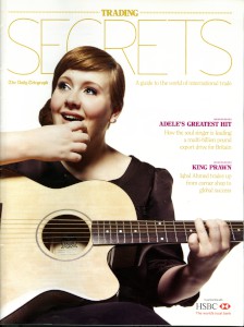 Newspaper Article:'My Word is My Bond' from Telegraph supplement 'Trading Secrets' (pub. 4 May 2011)