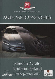 AMOC Autumn Concours 2015