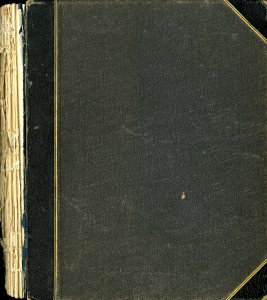 One of Lionel Martin's scrapbooks