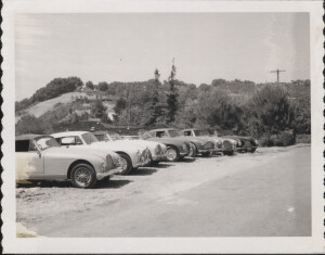 Photograph of Feltham cars, AMOC event USA 1960s